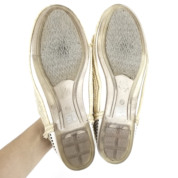 Eileen Fisher Etch Mirrored Perforated Jute Flat - Picture 5 of 8